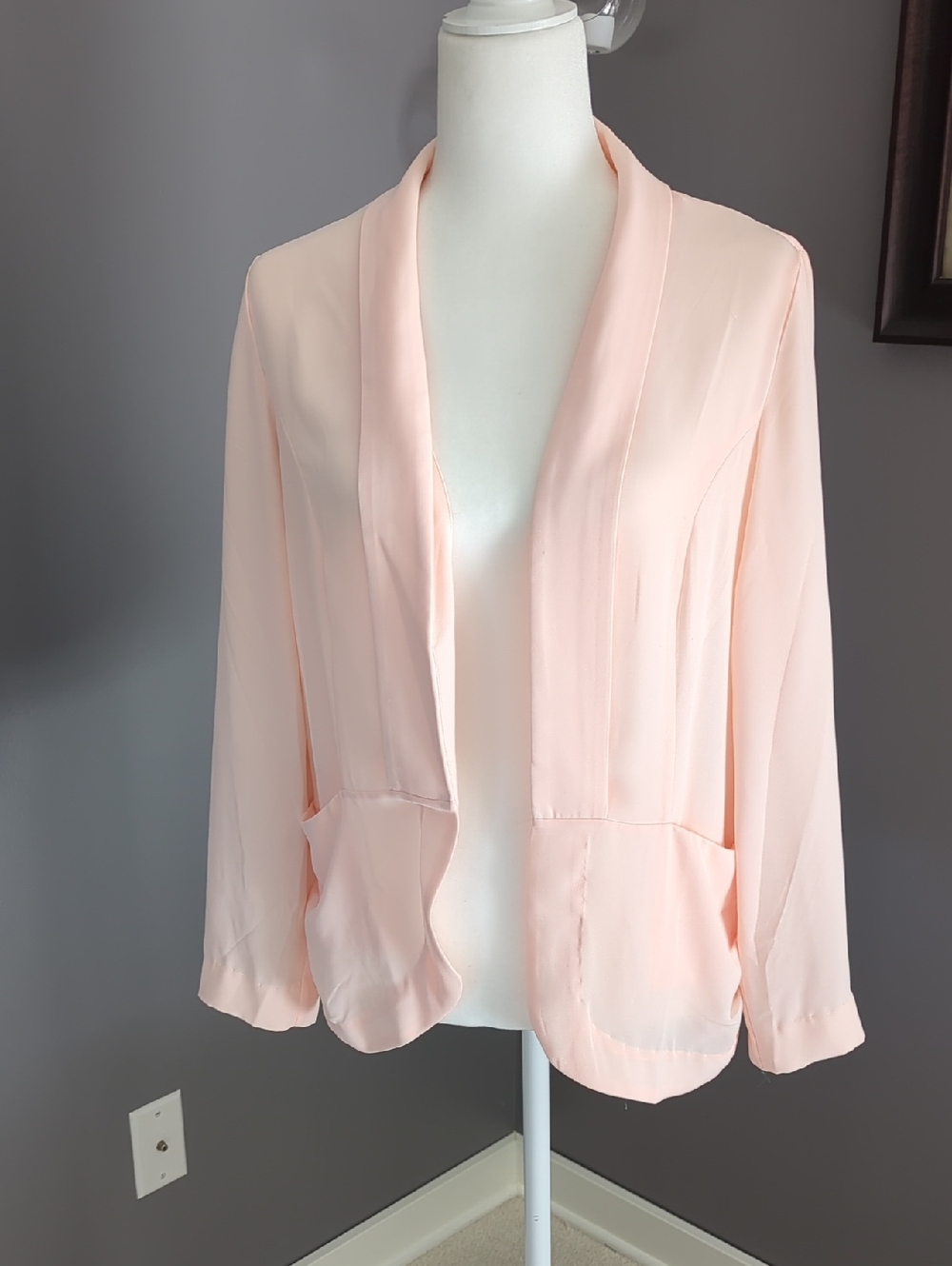 3 For $30. Women's Blush Open-Front Blazer Jacket